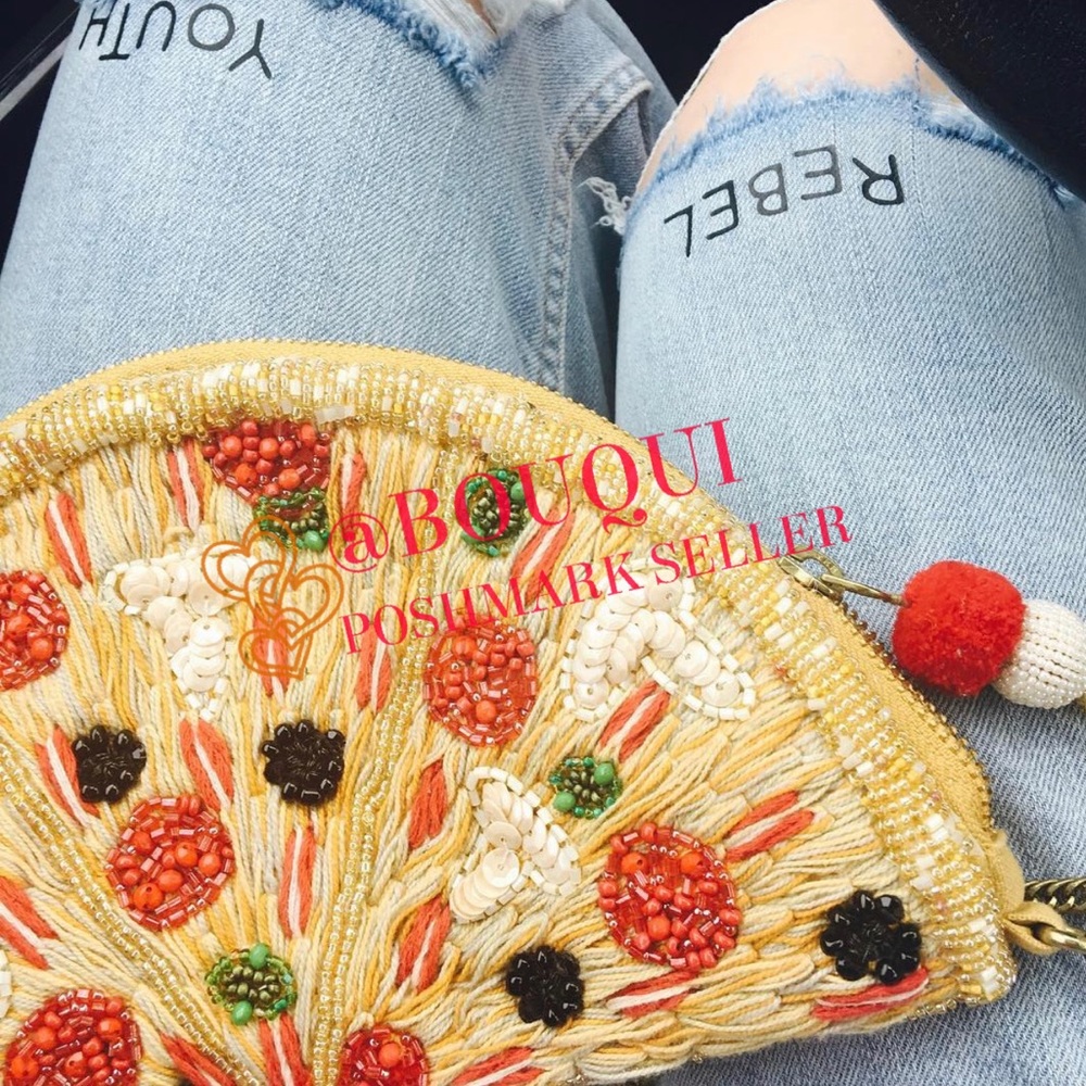 BLOGGERS FAV ZARA CHAIN STRAPS CROSSBODY PIZZA BAG - Picture 9 of 13